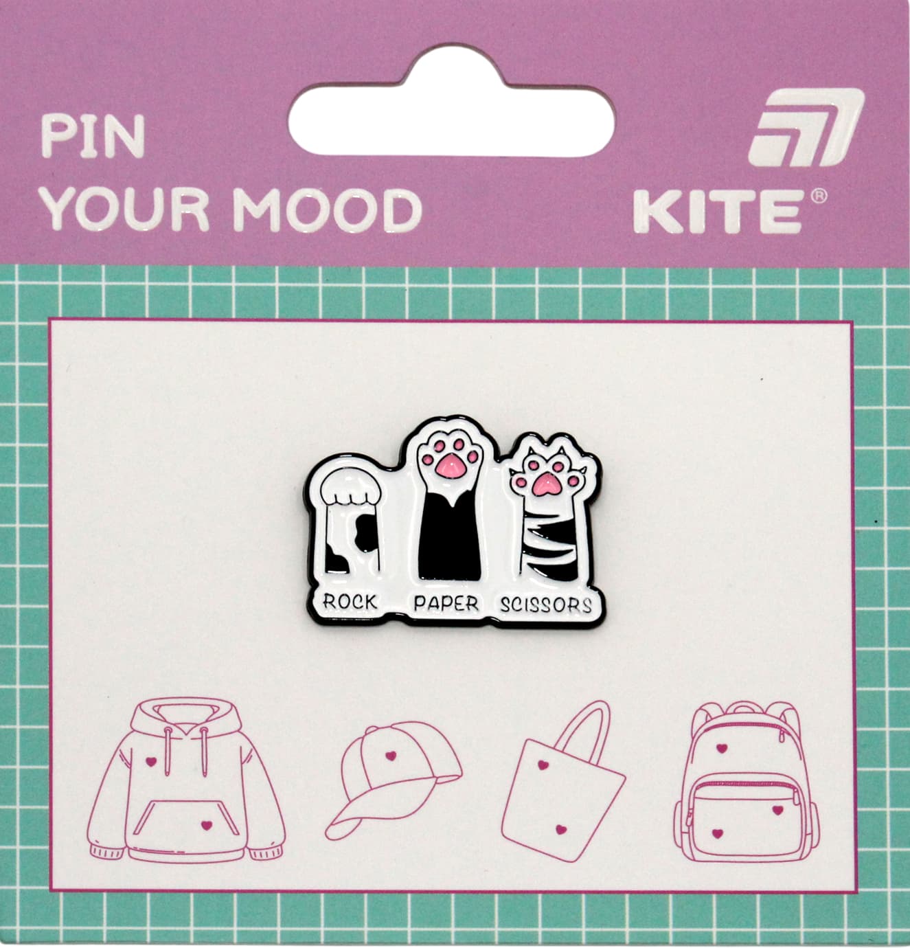 Значок пін метал. "Kite" №K26-3025-11