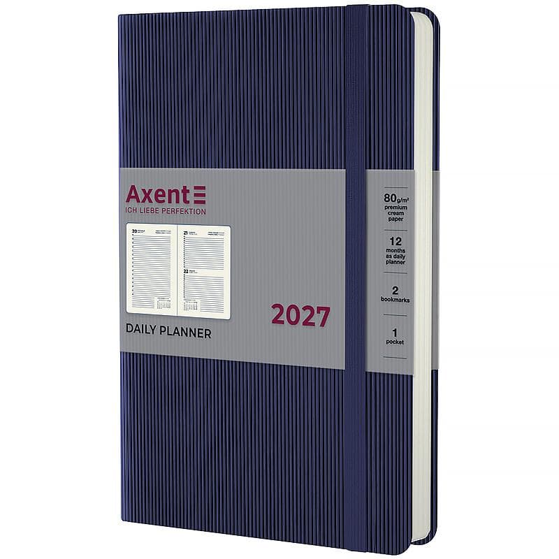 Щоден. А5 "Axent" дат2027 Partner Lines чорний №8815-27-02-A(12)