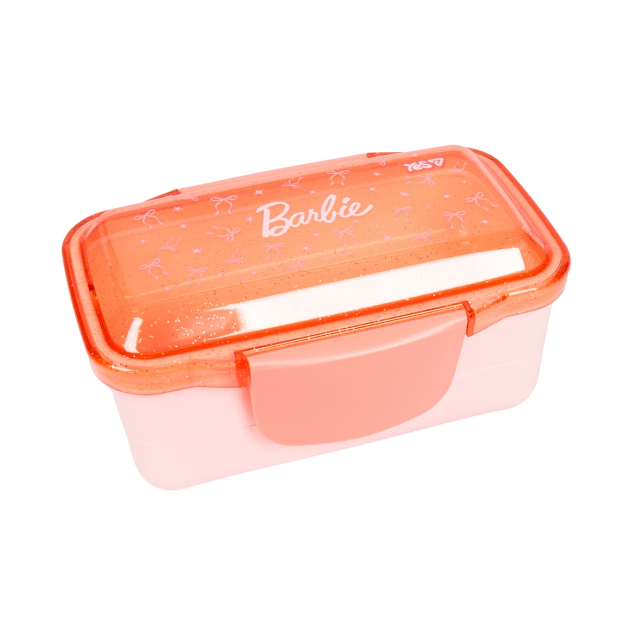 Ланч бокс пласт. "Yes" 950мл подвійний Barbie Shiny №709042