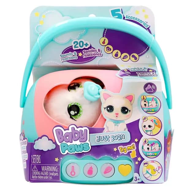 Іграшка інтерактивна "BABY PAWS – Кошеня" (з аксес.) №923485IM/КіддіСвіт/(4)