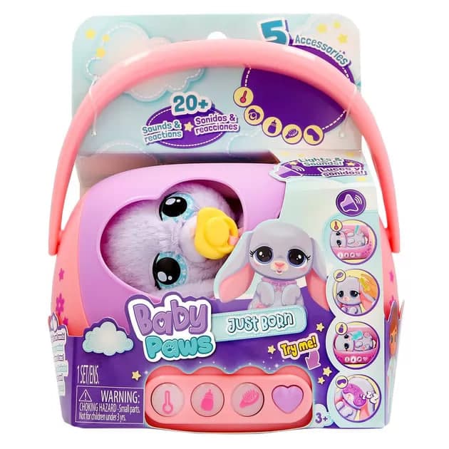 Іграшка інтерактивна "BABY PAWS – Зайчик" (з аксес.) №923492IM/КіддіСвіт/(4)