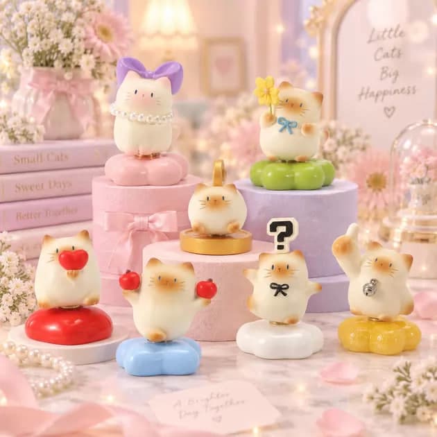Колекційна фігурка "POP TOP Things Woo - Cat Cat PAI" - Котики щастя №W1244-25/КіддіСвіт/