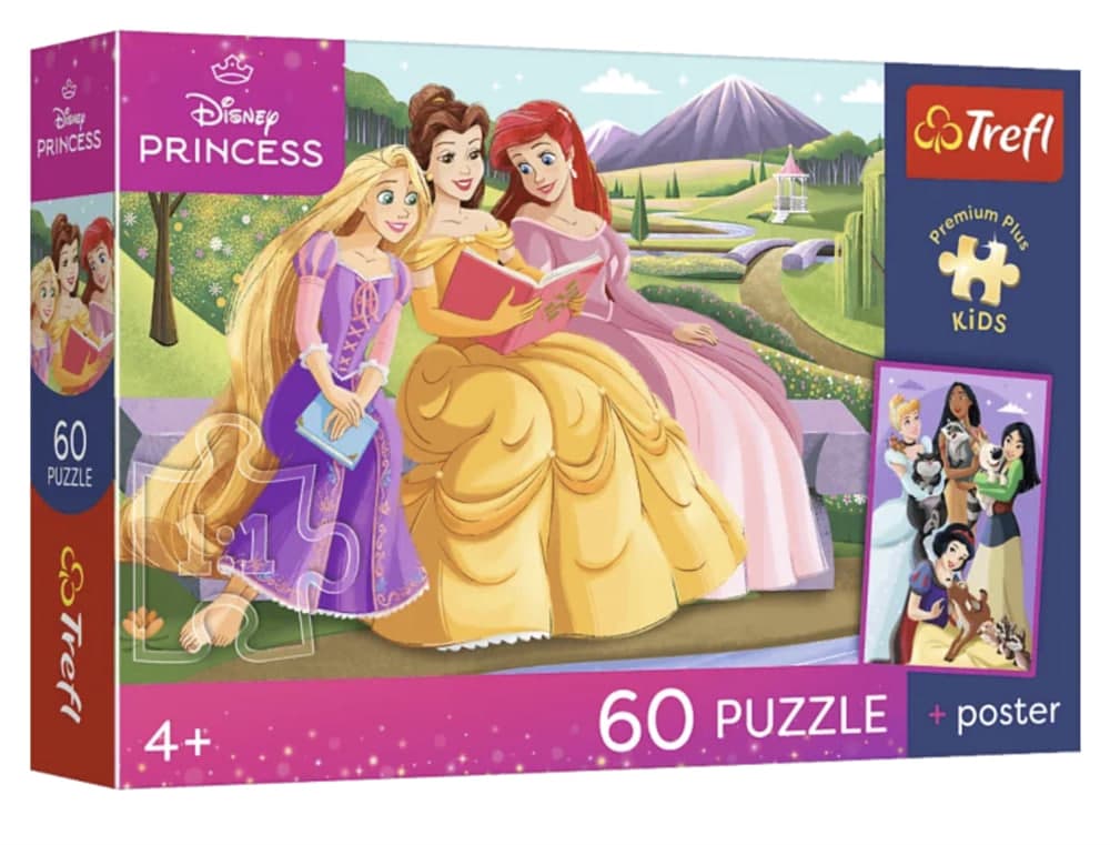 Пазли Trefl 60ел. Premium Plus Kids Disney Princess Королівська сила №17435