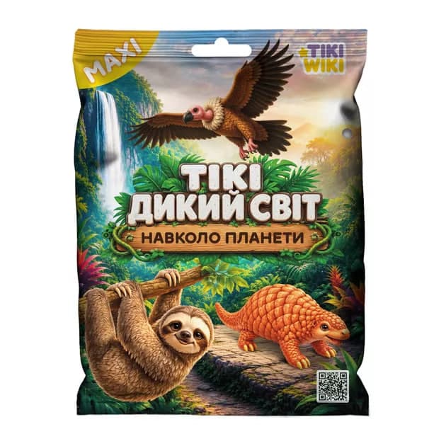 Стретч-іграшка "Tiki Wiki Max" Тікі Дикий світ: Еавколо планети №SQ145/КіддіСвіт/