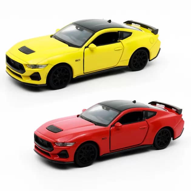 Автомодель "Technodrive" Ford Mustang GT 2024,(жовтий, червоний) №26015W/КіддіСвіт/