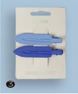 Набір резинок (2шт) 6см №ВН26302/Blue collection/