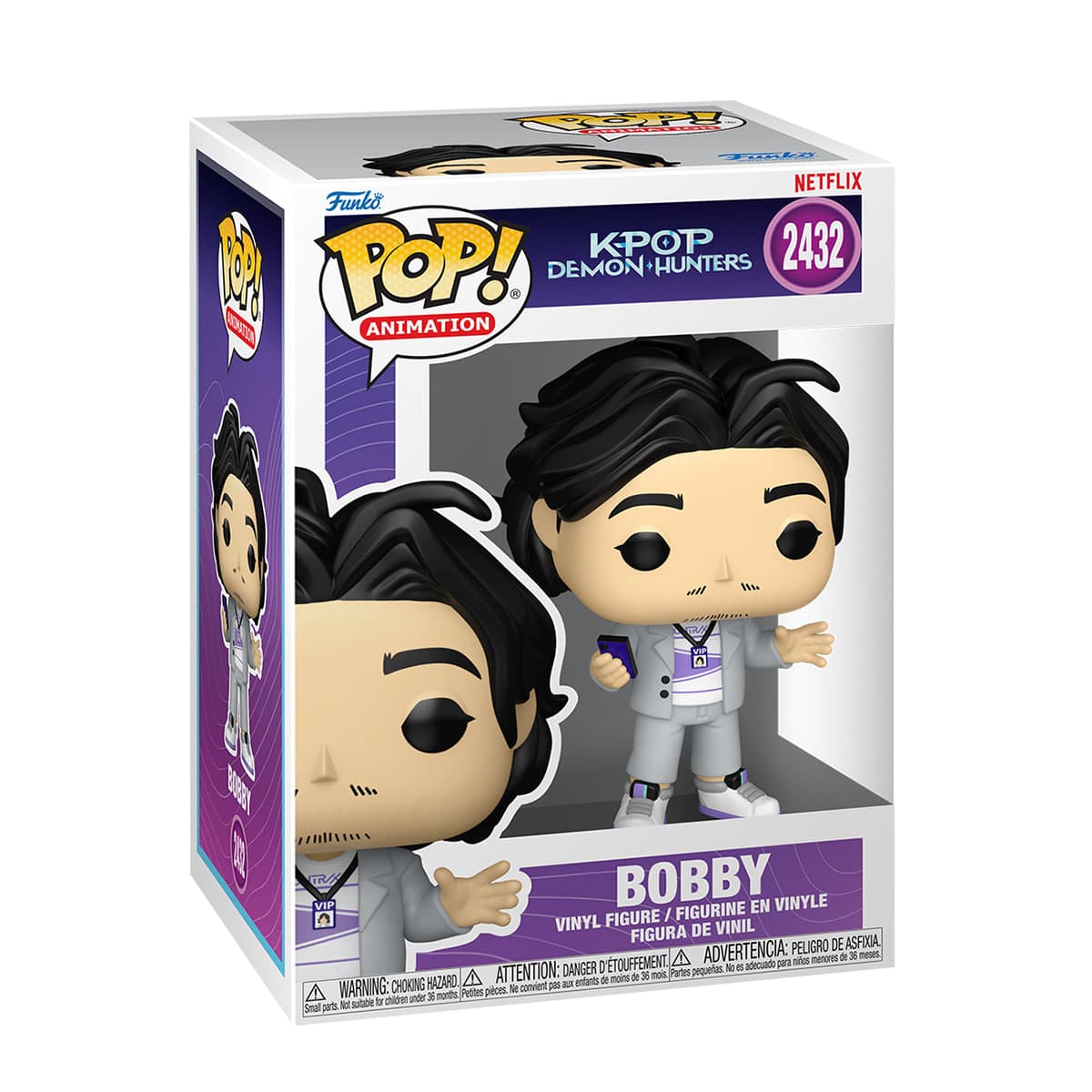 Фігурка Funko Pop! cерії "Кейпоп-мисливиці на демонів" S2- Боббі №95804/Кідді Світ/