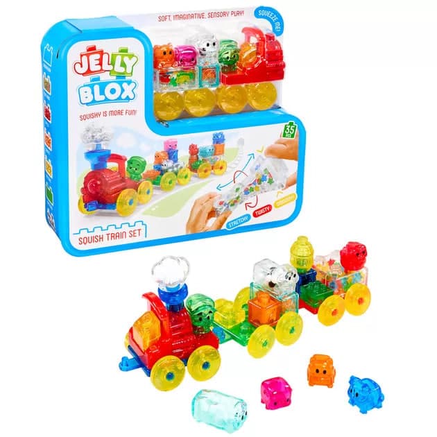Конструктор сенсорний  Jelly Blox - Поїзд №937685/КіддіСвіт/