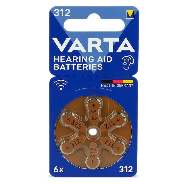 Батарейка Varta Hearing Aid Batteries 312/8bl
