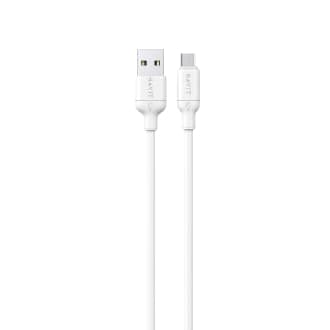Кабель USB > microUSB Havit CB678 3A (silicone) 1м white