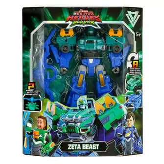 Ігровий набір з машинками-трансформерами Dinoster - Зета Біст 2 машини №EU583812/КіддіСвіт