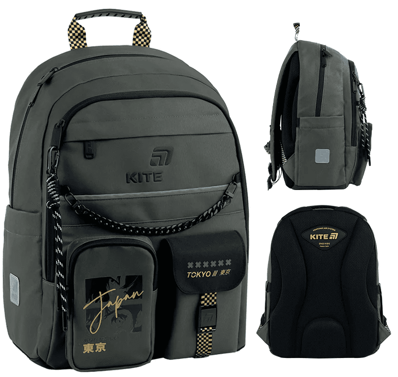 Рюкзак "Kite" Education Tokyo Vibe 2від.,5карм. №K26-584M-4(10)