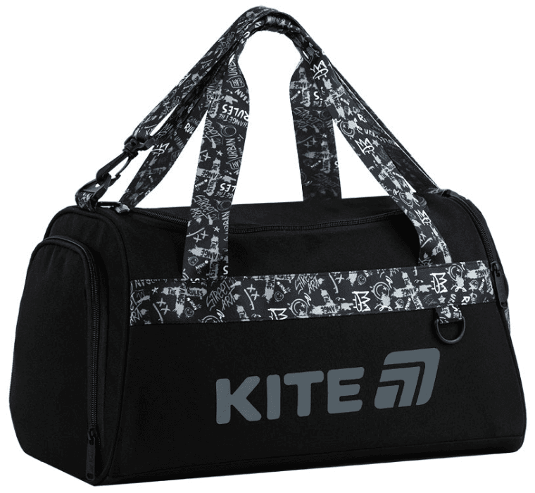 Сумка спортивная "Kite" 2505 No Rules 1от.,3карм. №K26-2505-2