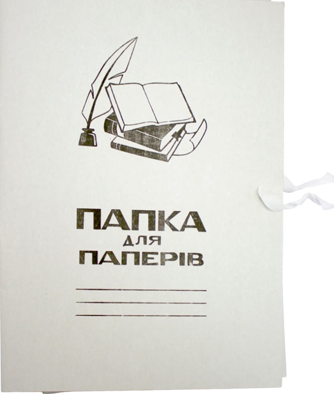 Папка на зав'язках А4 230г/м картон. №00133 /Фолдер/(50)
