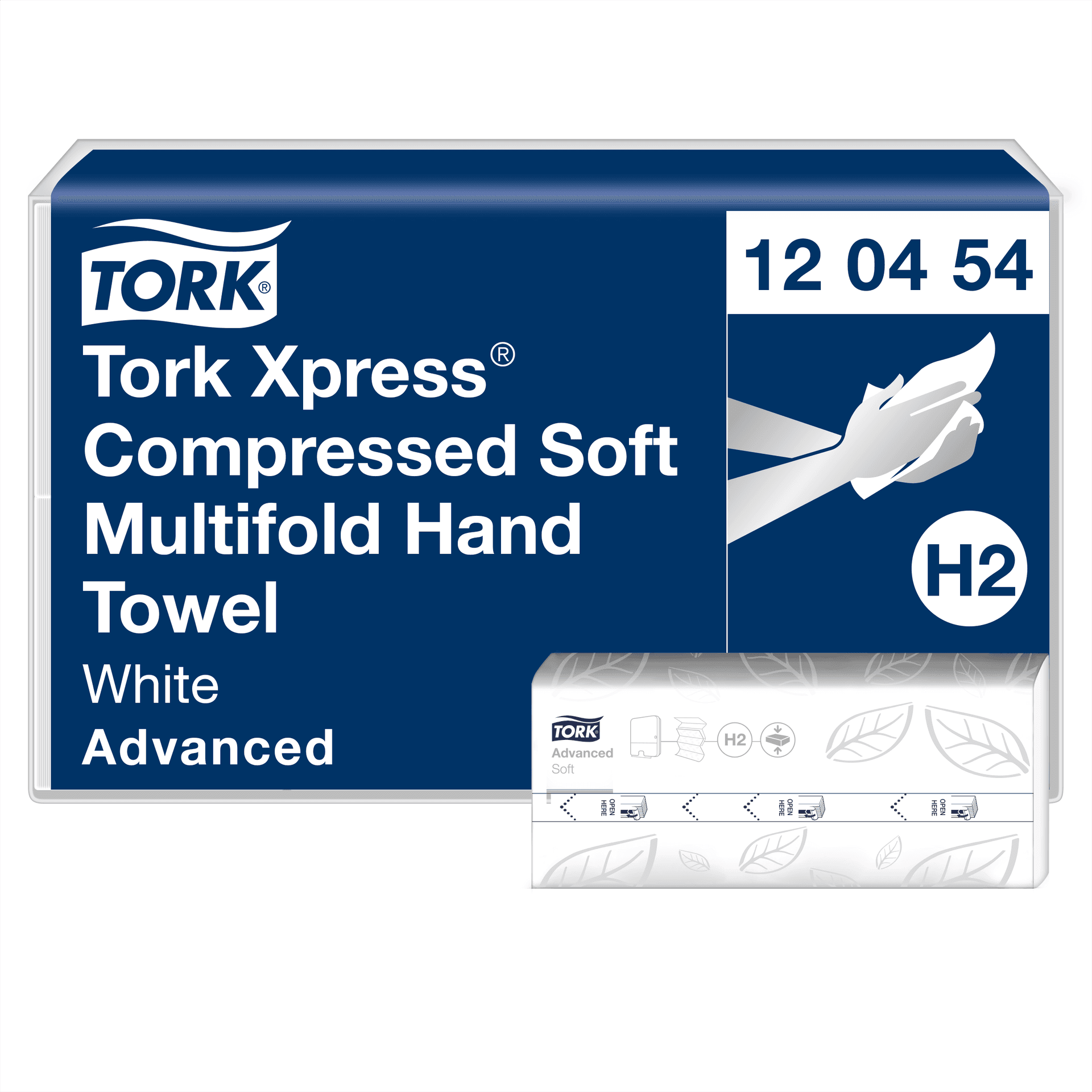 Полотенце бумажное "Tork Xpress Advanced" Multifold 2слоя 200л. белое №3949(12)