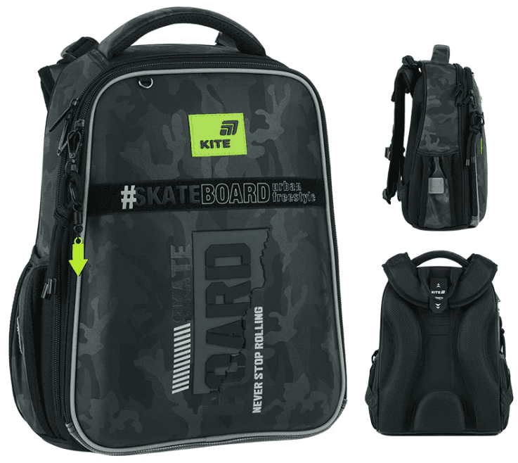 Рюкзак каркасний "Kite" Education 	531 SK8 Board 2від.,2карм. №K26-531M-2(4)