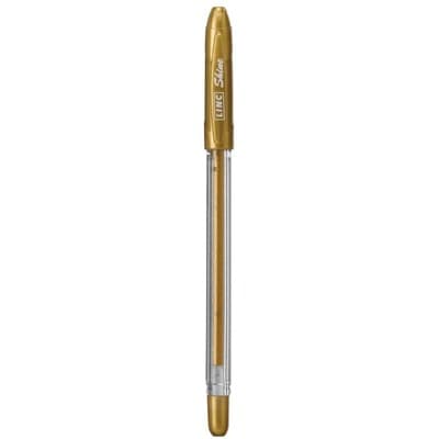 Ручка гел. с глиттером "Linc" Shine 1,0мм 1001 G-D золотая(1)(10)