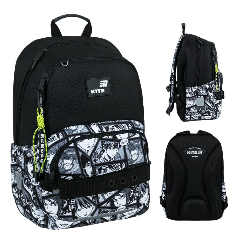 Рюкзак "Kite" Education Anime Boy 2від.,3карм. №K26-585M-5(6)