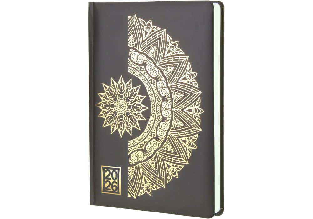 Щоден. А5 "Optima" дат2026 Soft Touch чорний №O26136(20)