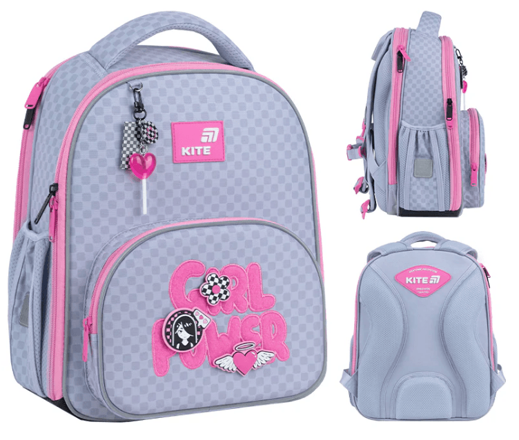 Рюкзак каркасний "Kite" Education Girl's Power 2від.,3карм. №K26-556M-1(4)