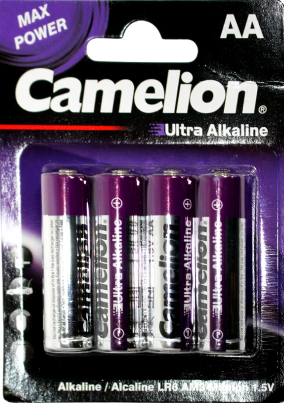 Батарейки Camelion Max Power Ultra violet LR-06/блистер 4шт (12)(288)