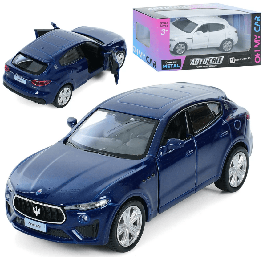 Машина інер-а метал. "Автосвіт" Maserati Levante GTS2019 (1:40) 11см,в кор-ці №AS-3114(48)