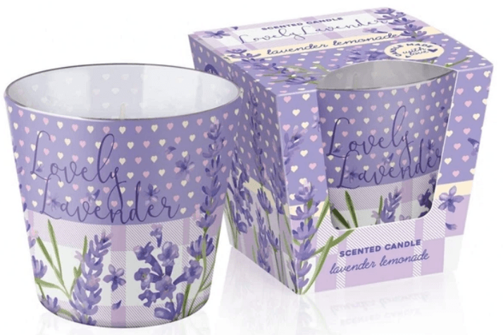 Свеча с ароматом "Bartek candles" 115г/30час. Lavander Lemonade(12)