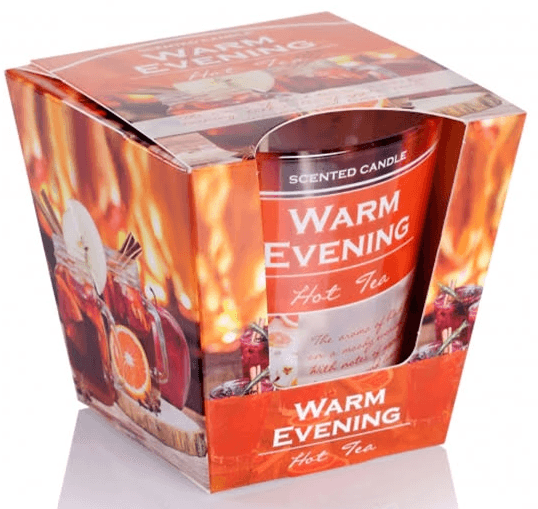 Свеча с ароматом "Bartek candles" 115г/30час. Hot Tea(12)