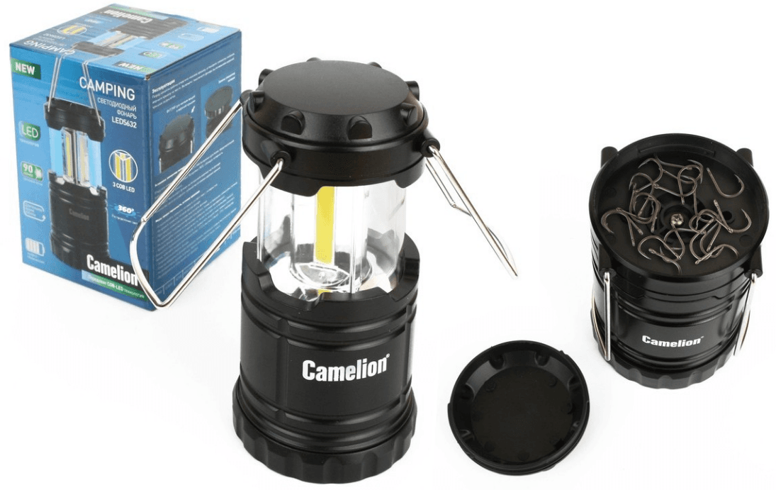 Фонарь для кемпинга акум. пласт. "Camelion" (3xAAA) 1 режима №LED5632