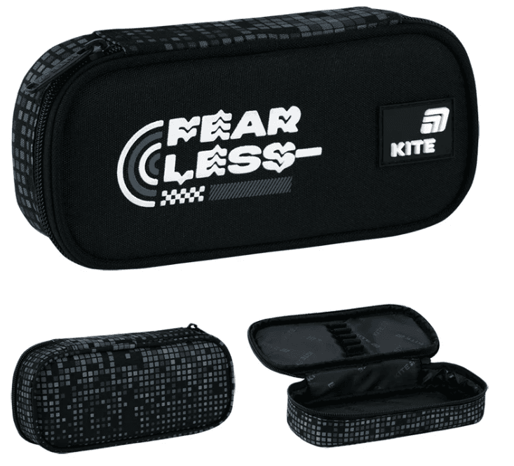 Пенал "Kite" Fearless 1від.,м'який №K26-662-4