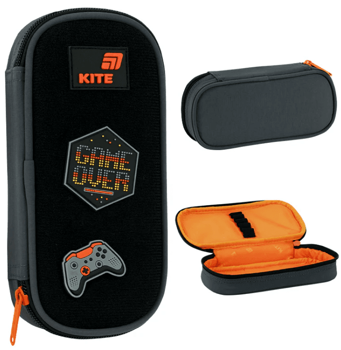 Пенал "Kite" Game Zone 1від.,м'який №K26-662-10