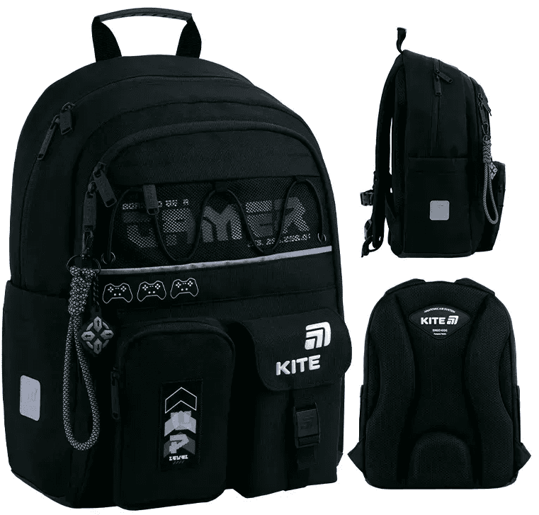Рюкзак "Kite" Education 584 Gamer 2від.,2карм. №K26-584M-5