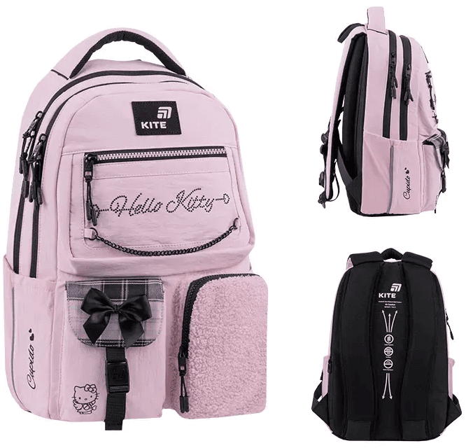 Рюкзак "Kite" Education teens 2587M Hello Kitty 2от.,2карм. №HK26-2587M-2