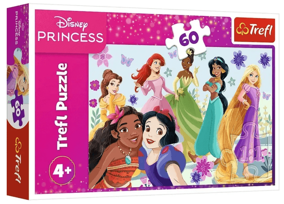 Пазли Trefl 60ел. Disney Princess Принцеси в дії №17409