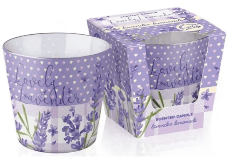 Свеча с ароматом "Bartek candles" 115г/30час. Minty Lavander(12)