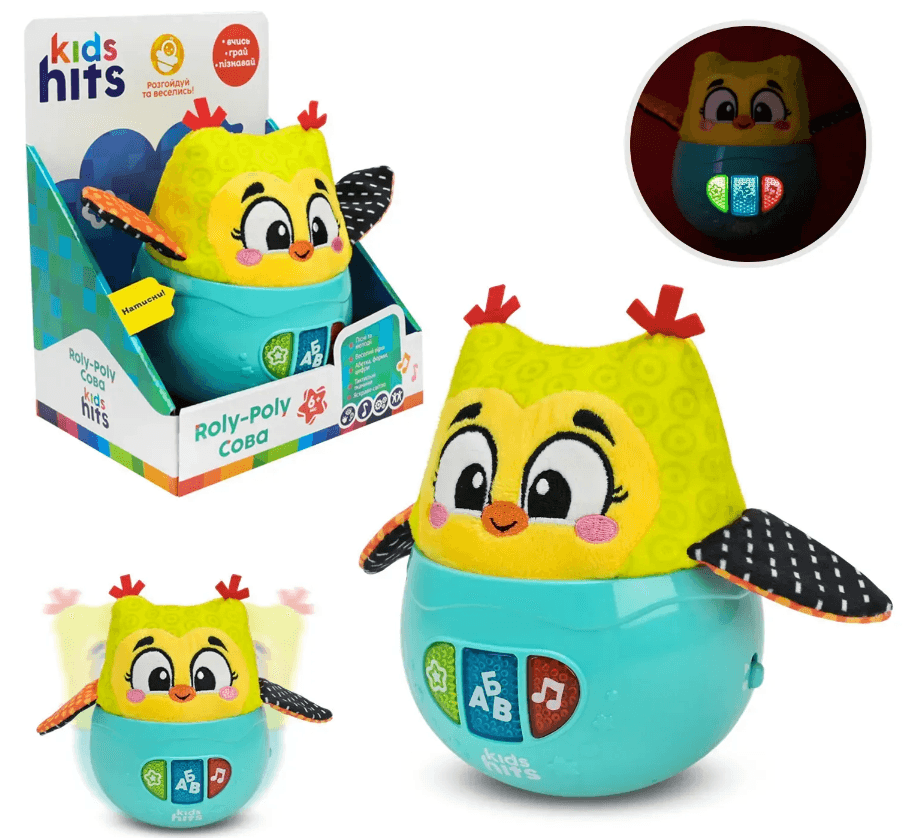 Неваляшка Совёнок Kids Hits в кор-ке №KH64/001(6) КИ