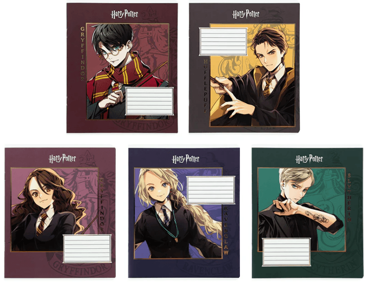 Зошит 12арк. лін. "Kite" фольга + УФ лак Harry Potter №HP26-234(25)(600)