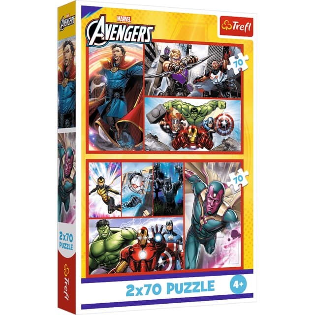 Пазли Trefl 2x70ел. The Avengers Стати героєм №34439