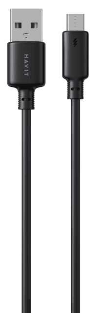 Кабель USB > microUSB Havit HV-CB300C 3A 1м black