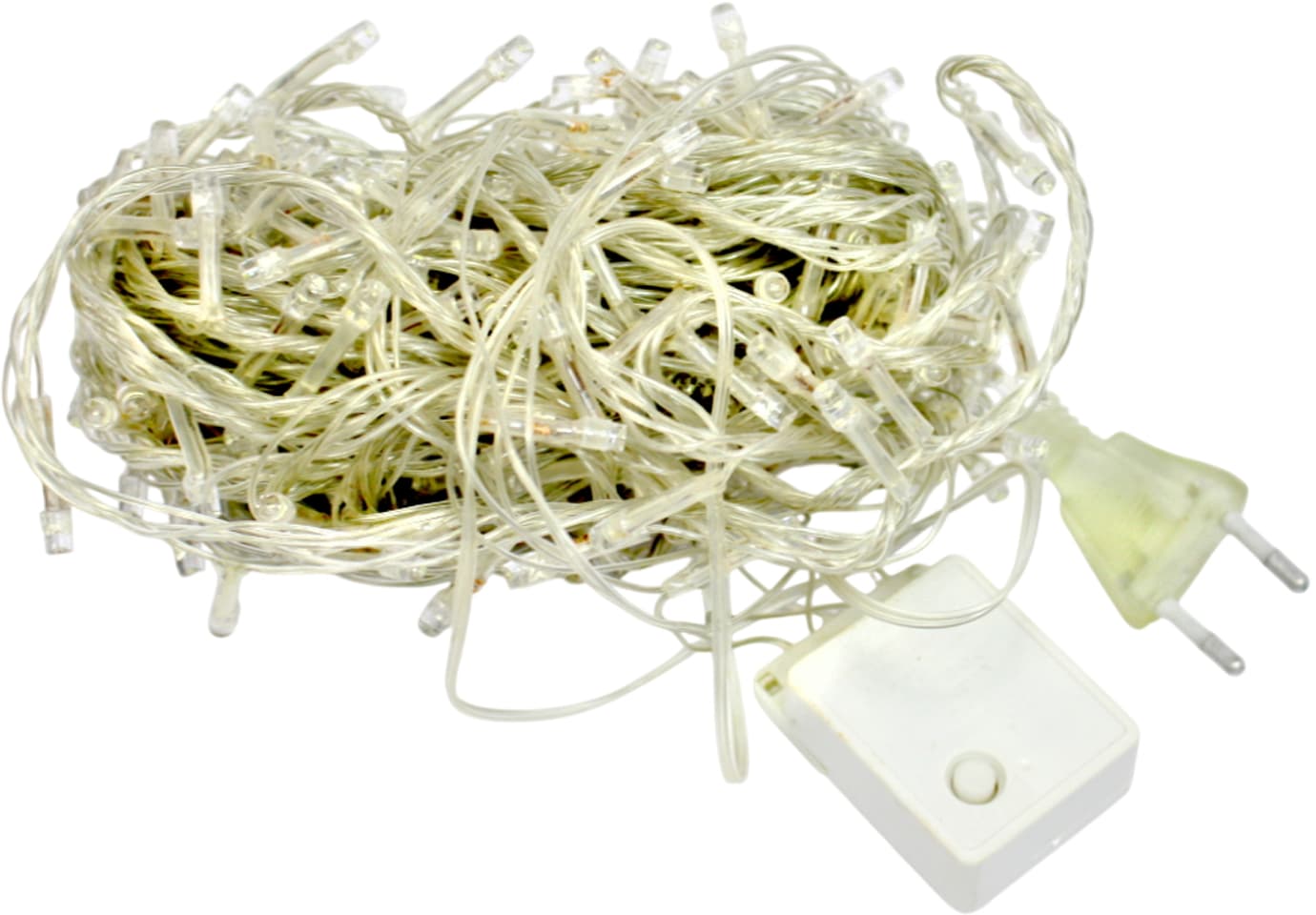 Гирлянда электрическая String 300 LED белый, прозрачный провод L-19 м (60) K-24/1130-03