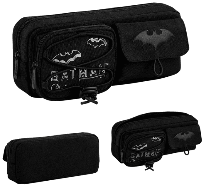 Пенал "Kite" DC Batman 1від.,м'який №DC26-2701