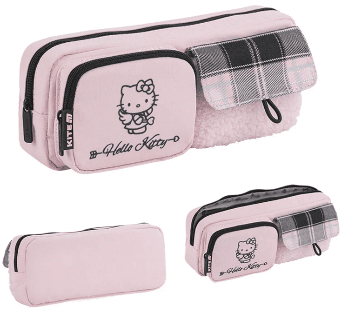 Пенал "Kite" Hello Kitty 1від.,м'який №HK26-2701
