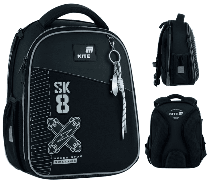 Рюкзак каркасний "Kite" Education Skate 1від.,3карм. №K26-555S-7
