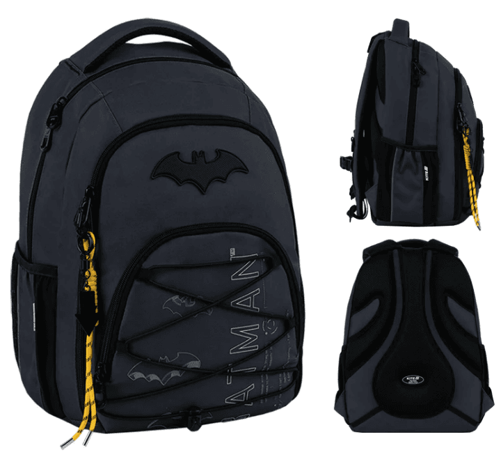 Рюкзак "Kite" Education teens DC Batman 3от.,2карм. №DC26-905M(10)