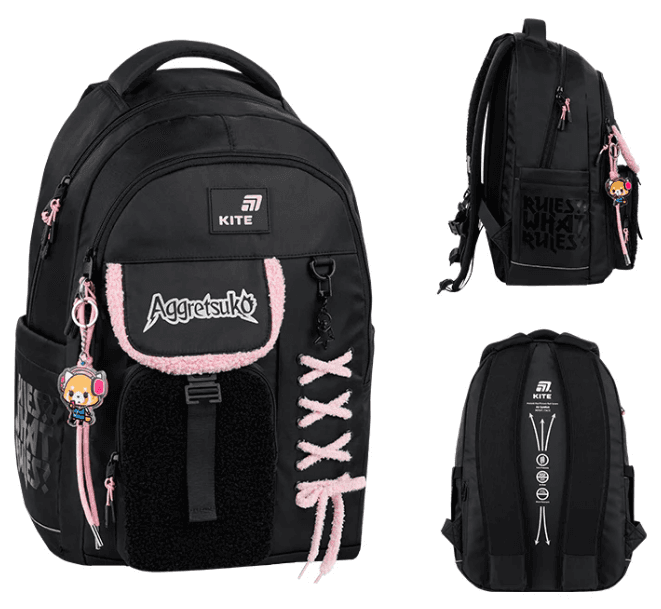 Рюкзак "Kite" Education teens Aggretsuko 2від.,5карм. №AR26-2597L(6)(10)