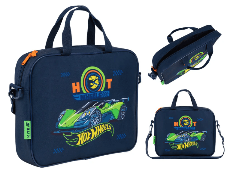 Сумка "Kite" А4 Hot Wheels 1від. №HW26-589(25)