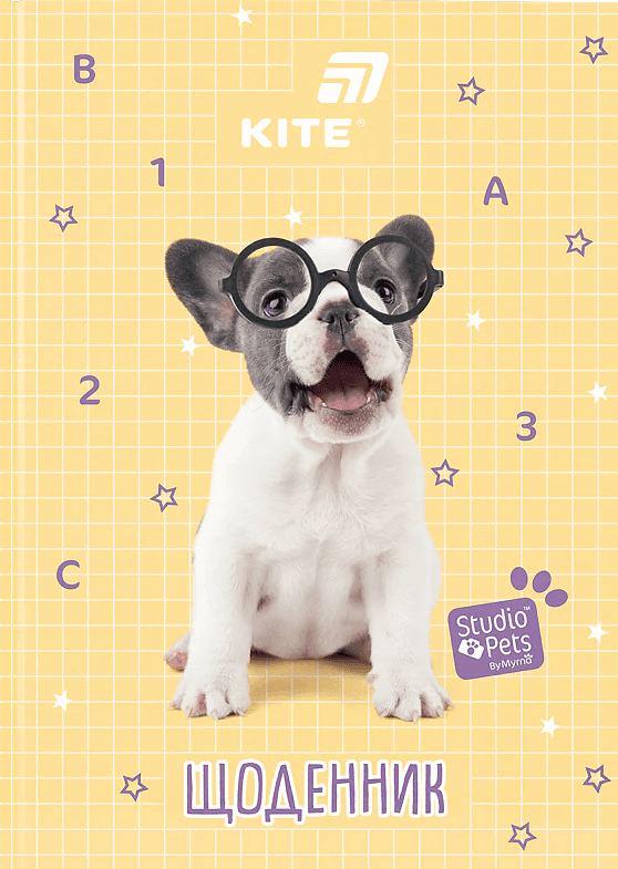 Щоденник шк. А5 "Kite" №SP26-262-1 Studio Pets тв.обкл.(20)