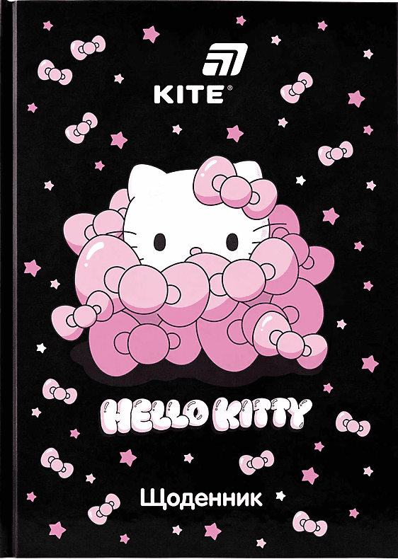 Щоденник шк. А5 "Kite" №HK26-262-1 Hello Kitty тв.обкл.(20)