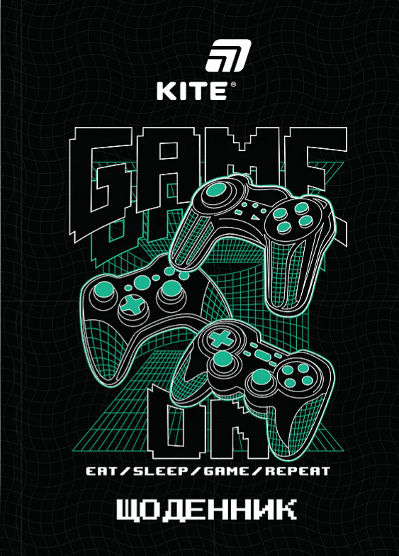 Щоденник шк. А5 "Kite" №K26-262-5 Game on тв.обкл.(20)