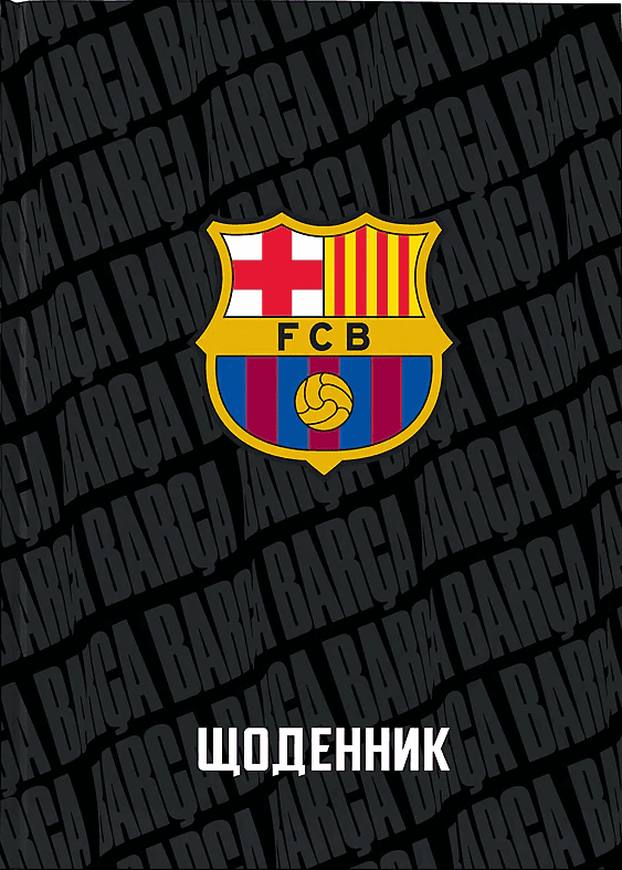 Щоденник шк. А5 "Kite" №BC26-262 FC Barcelona тв.обкл.(20)